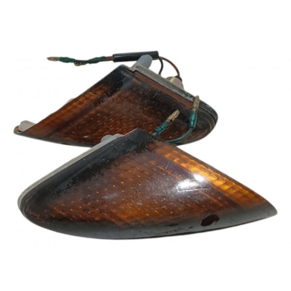 Par Pisca Seta Completo Biz 100 Ano 1998 1999 2000 À 2005