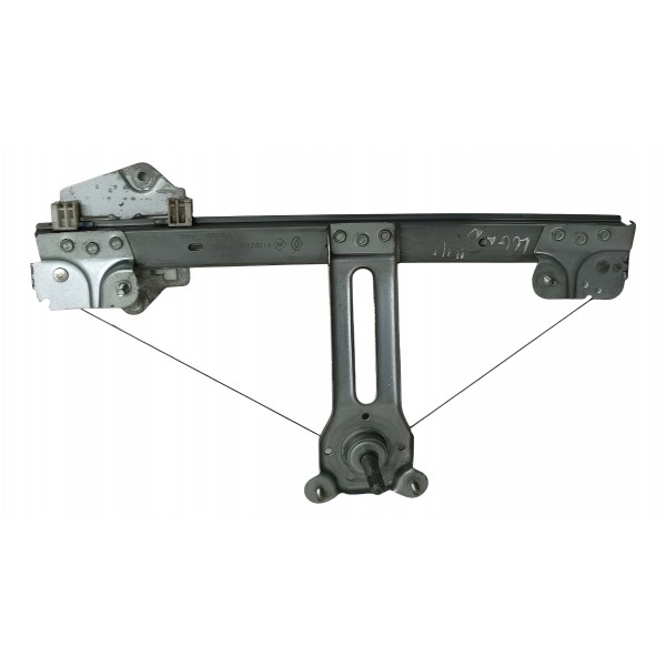 Máquina Vidro Manual Traseiro Dir Sandero Logan 2008 Á 2013