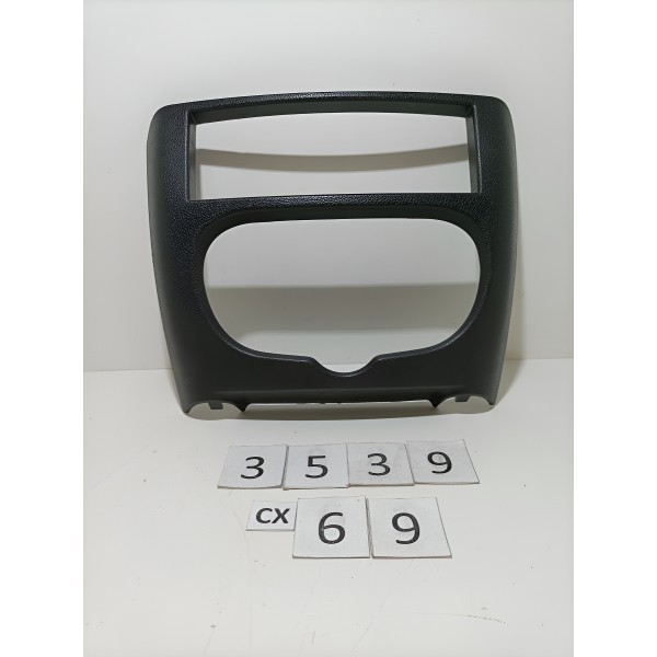 Moldura Painel Central Rádio Peugeot 207 Preto 9683131377