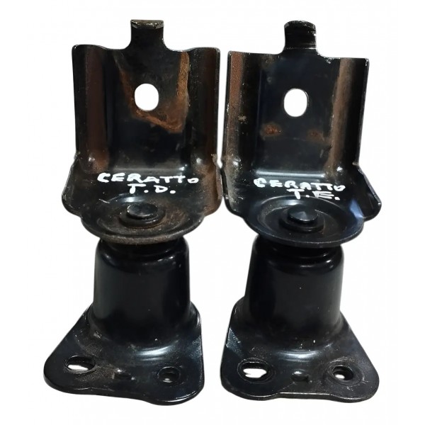 Par De Suporte Do Banco Traseiro Kia Cerato 1.6 2010 2011 Preto