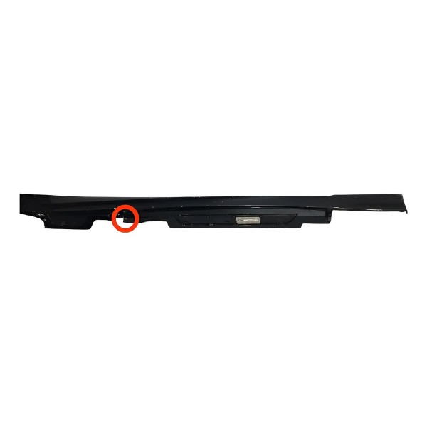 Spoiler Lateral Esquerdo Bmw 130i 2008 2009 2010 2011 2012 Preto
