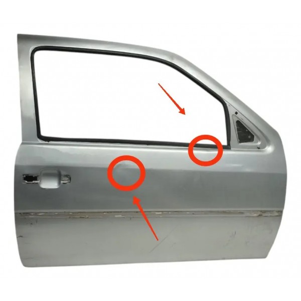 Porta Direita Gol Saveiro Parati G2 G3 G4 1995 1996 Detalhe Dianteira Direita Cinza