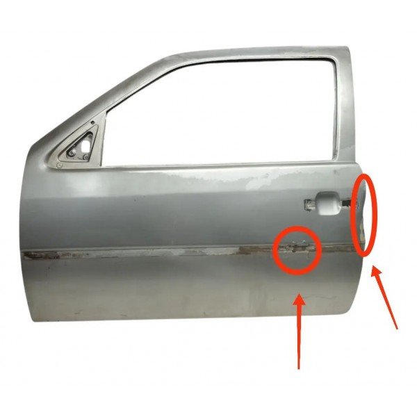 Porta Dianteira Esquerdo Gol G2 1994 1995 Á 1996 Detalhe Dianteira Esquerdo Cinza