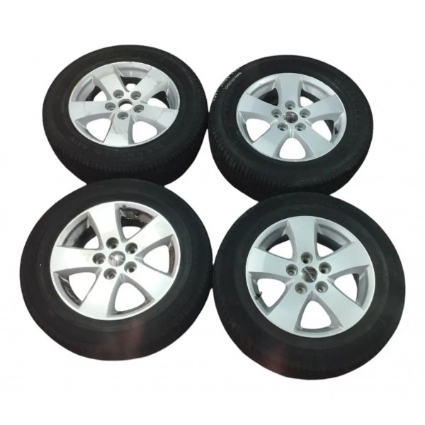 Jogo Roda Dodge Journey Aro 17 C/pneu 2012 2013 2014 Prateado