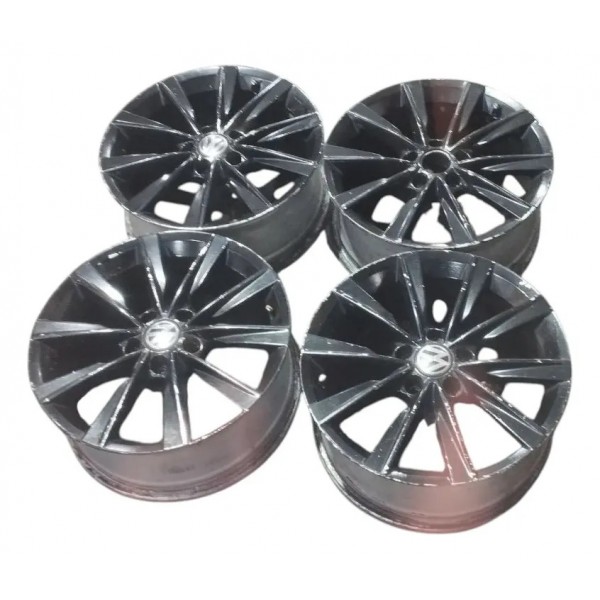 Jogo Roda Tiguan Jetta Aro 17 S/pneu 2011 2012 2013 Á 2017 Preto