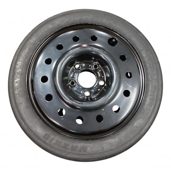 Roda Estepe Aro 16 Chevrolet Captiva 2.4 C/pneu 2008 Á 2010 Preto