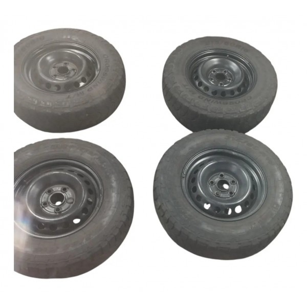 Jogo Roda Amarok Aro 16 C/pneu 2012 2013 2014 2015 Á 2020 Preto