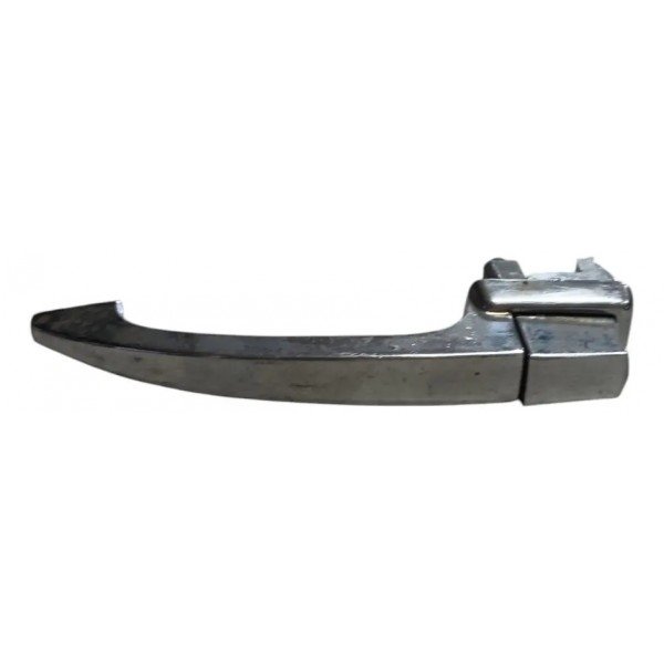 Maçaneta Porta Direita Vw Fusca 1974 1975 1976 1977  1978 Prateado Dianteira