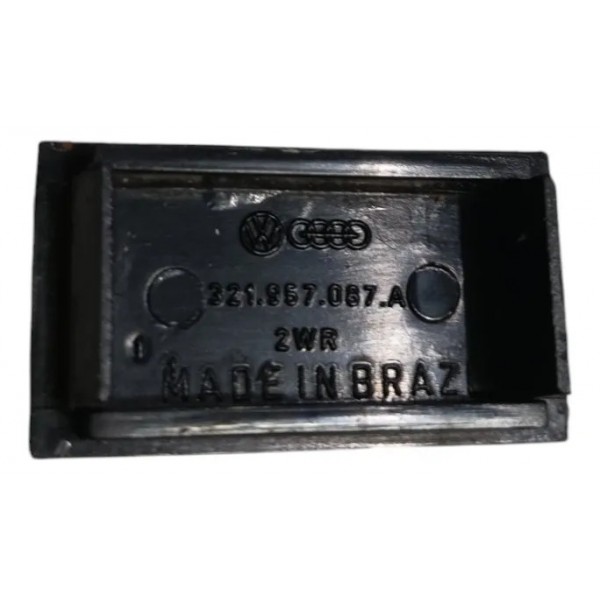 Botão Fake Console Vw Parati Saveiro Gol Quadrado 1987 Á 94 Preto