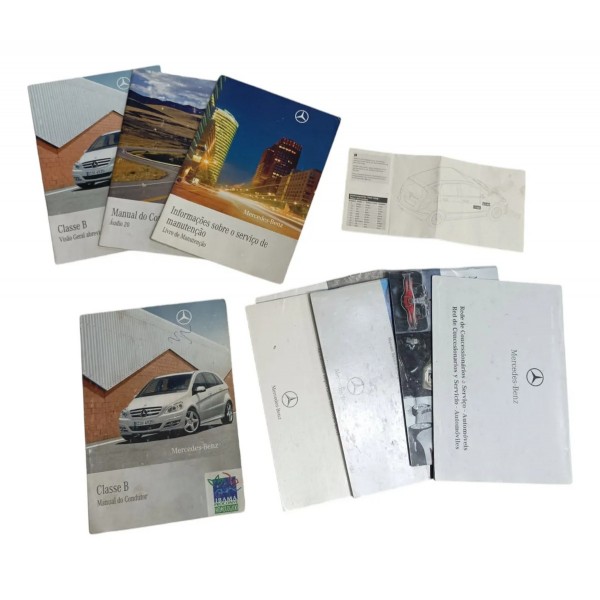Manual Do Proprietário Mercedes B170 B180 B200 2008 Á 2011
