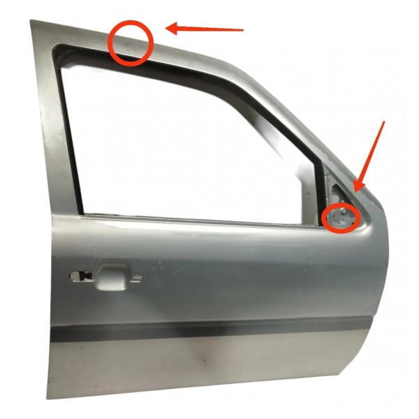 Porta Dianteira Direita Gol Parati G3 G4 2000 2001 (detalhe) Dianteira Direita Cinza