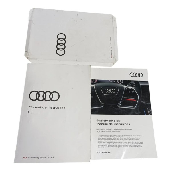 Manual Proprietário Audi Q5 S-line 2.0 2017 2018 2019 2020