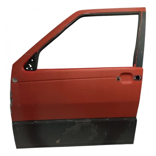 Porta Dianteira Esquerda Fiat Uno Premio 1.6 1989 Á 1992 Dianteira Esquerdo Vermelho