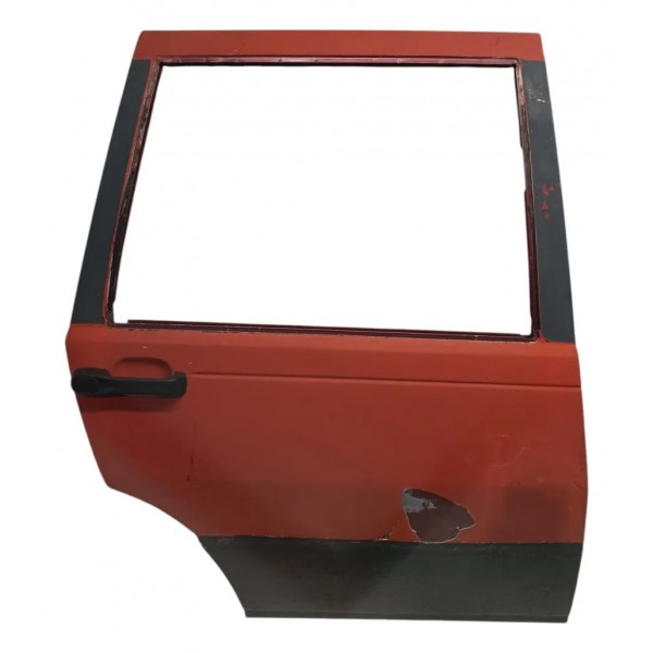 Porta Traseira Direita Uno Premio Elba Fiasa 1988 À 2004 Traseira Direito Vermelho