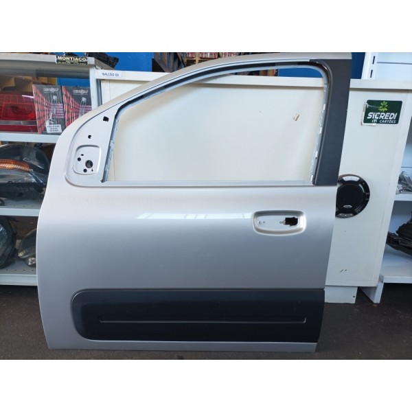 Porta Diant/esquerda Uno Way 2014/20 (prata, Lisa, S/riscos)