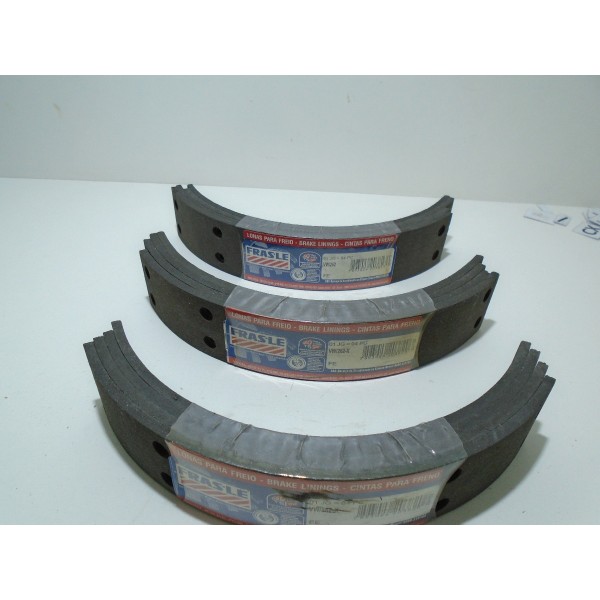 Lona De Freio Std Roda Traseira Fusca 4 Furos Vw262x