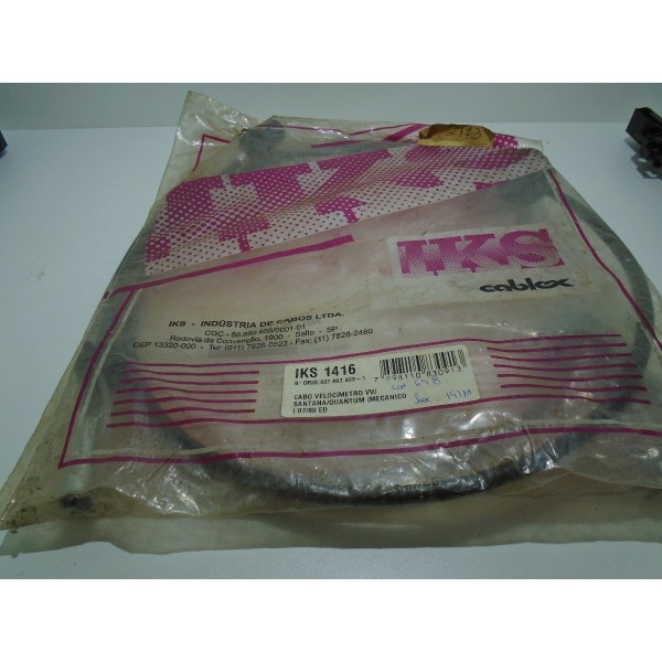 Cabo De Velocimetro Vw Santana E Quantum Iks 1416