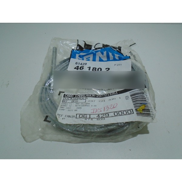 Cabo Embreagem Fania 61429 Kombi 97 05 2377213351 Iks 1320