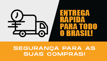Entregamos para todo o Brasil. Entrega rápida e segura para as suas compras